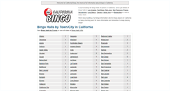 Desktop Screenshot of californiabingo.com